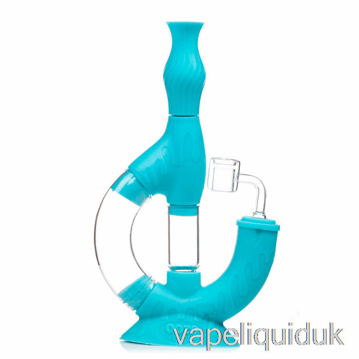 Ooze Echo Silicone Water Pipe Aqua Teal (Teal) Vape Juice